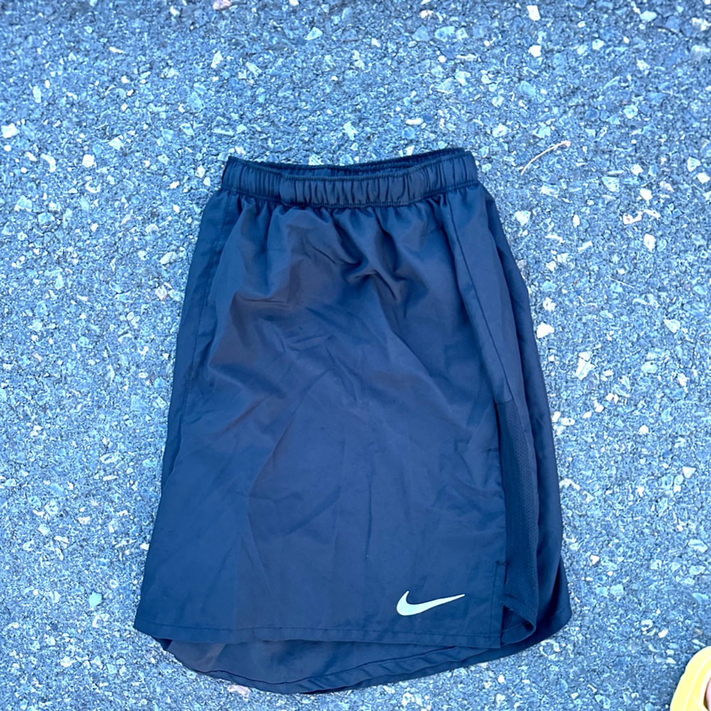Nike Shorts Men Black Gray Dri Fit Athletic Gym Workout Running Basketball Track